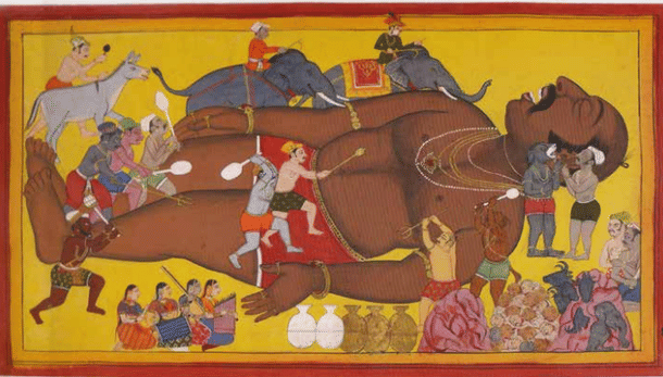 “By burning
Ravana year
after year, you
accomplish
nothing. The
main thing is to
keep the Rama
alive within
you.”